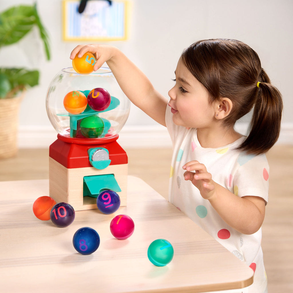 Count Roll Gumballs