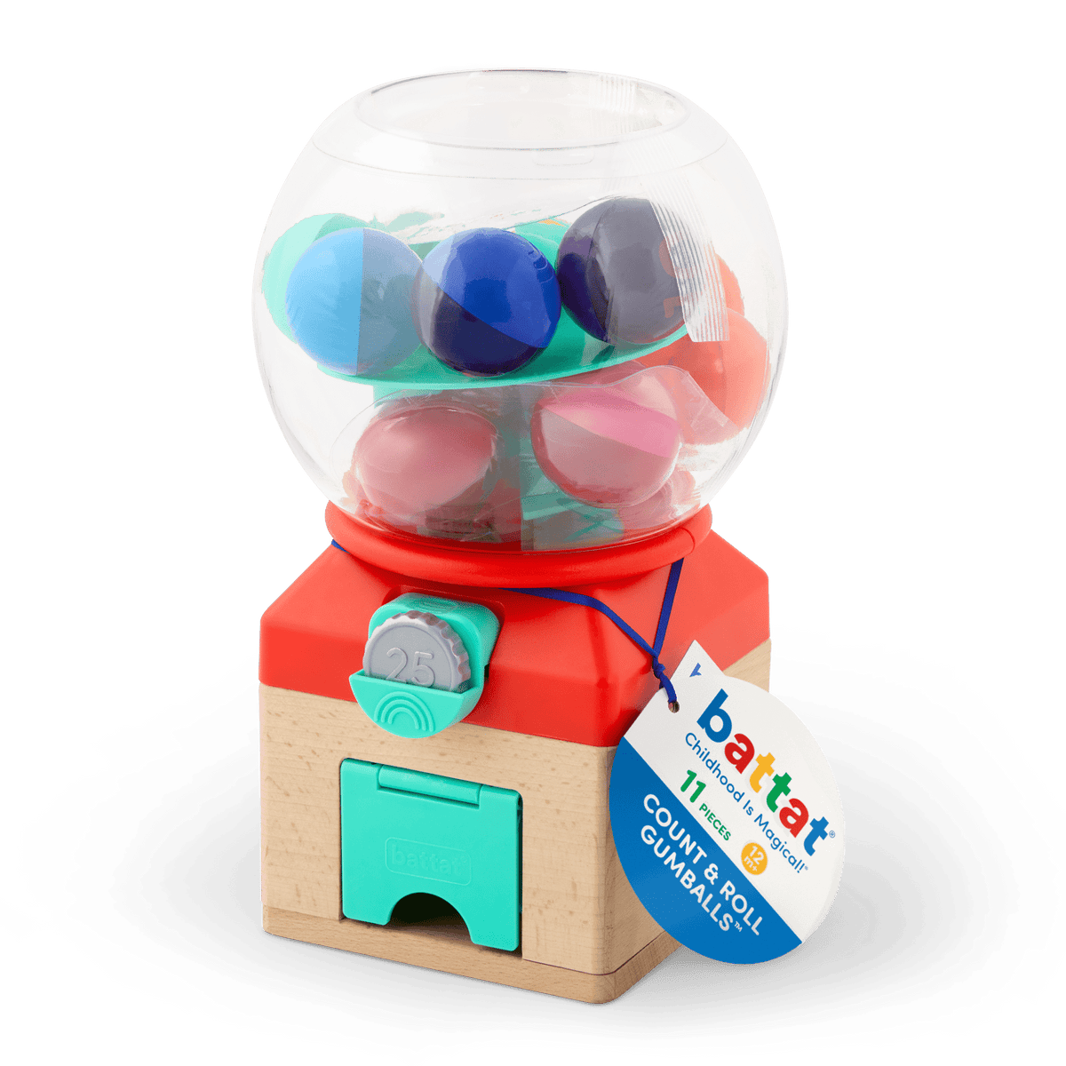 Count Roll Gumballs