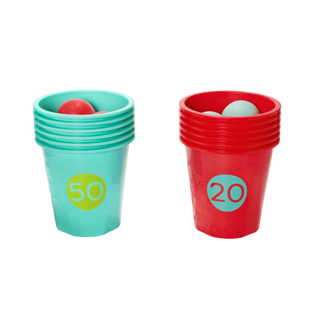 Toss Topple Buckets