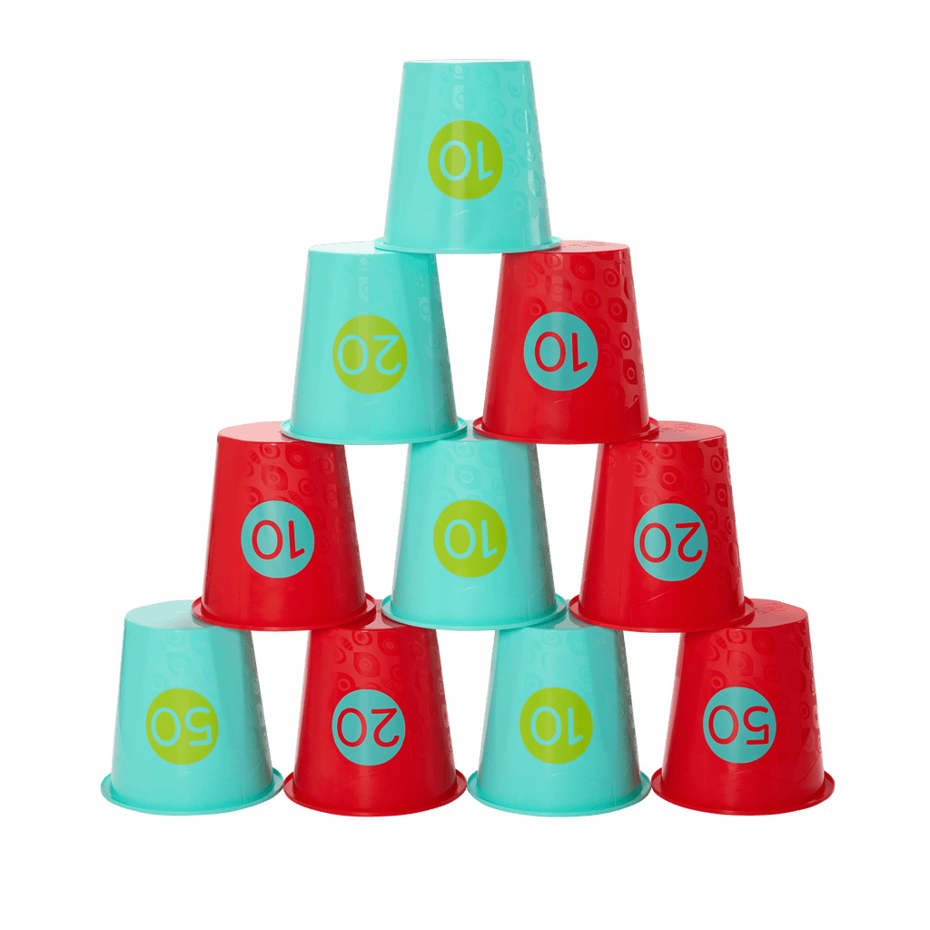 Toss Topple Buckets