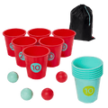 Toss Topple Buckets