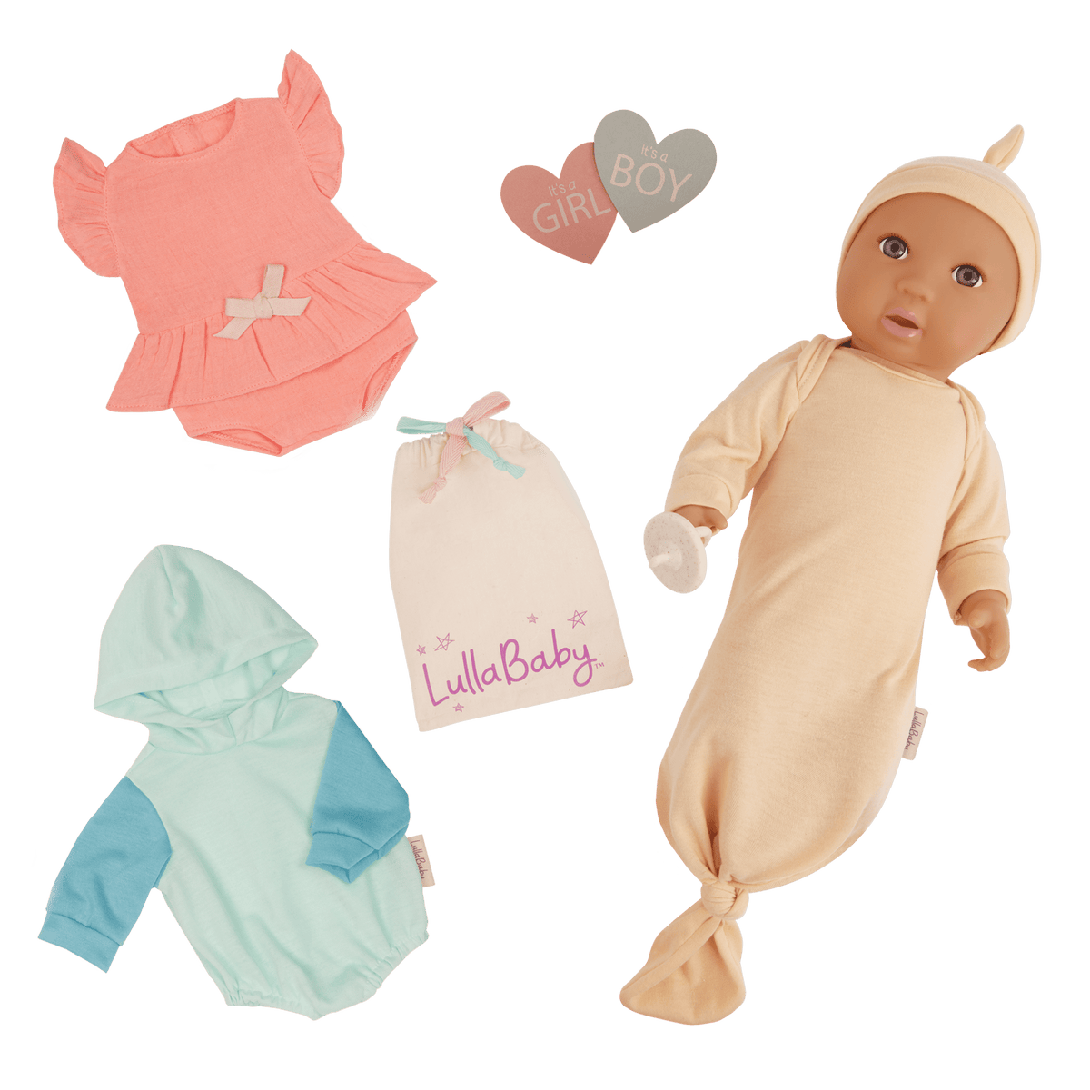Gender Reveal Baby Doll