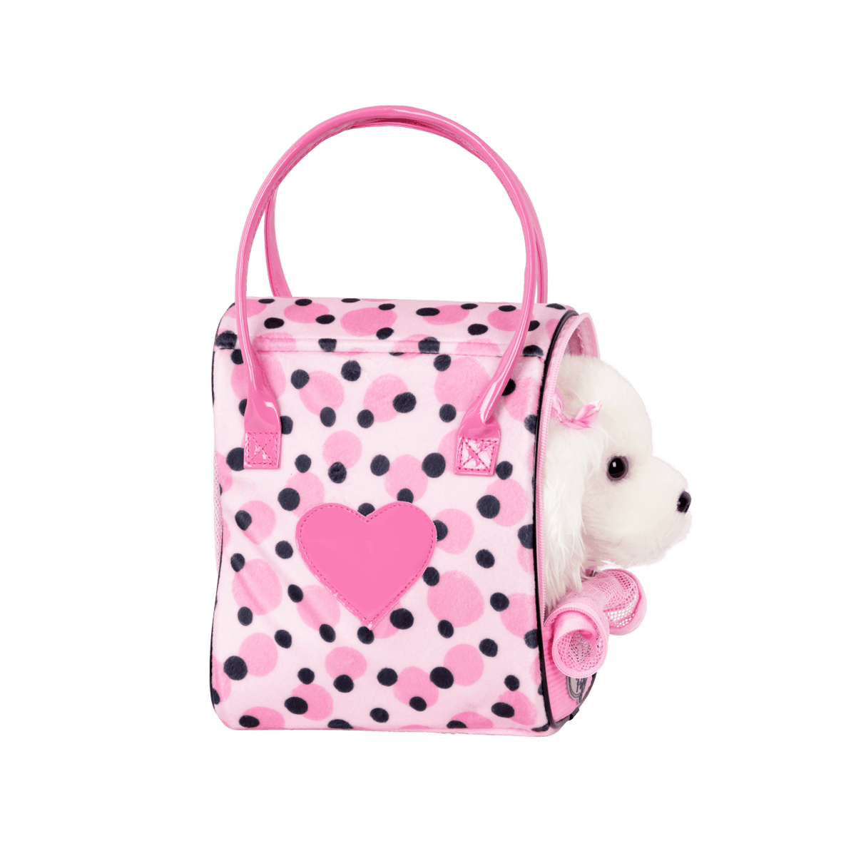 Pink Polka Dot Print